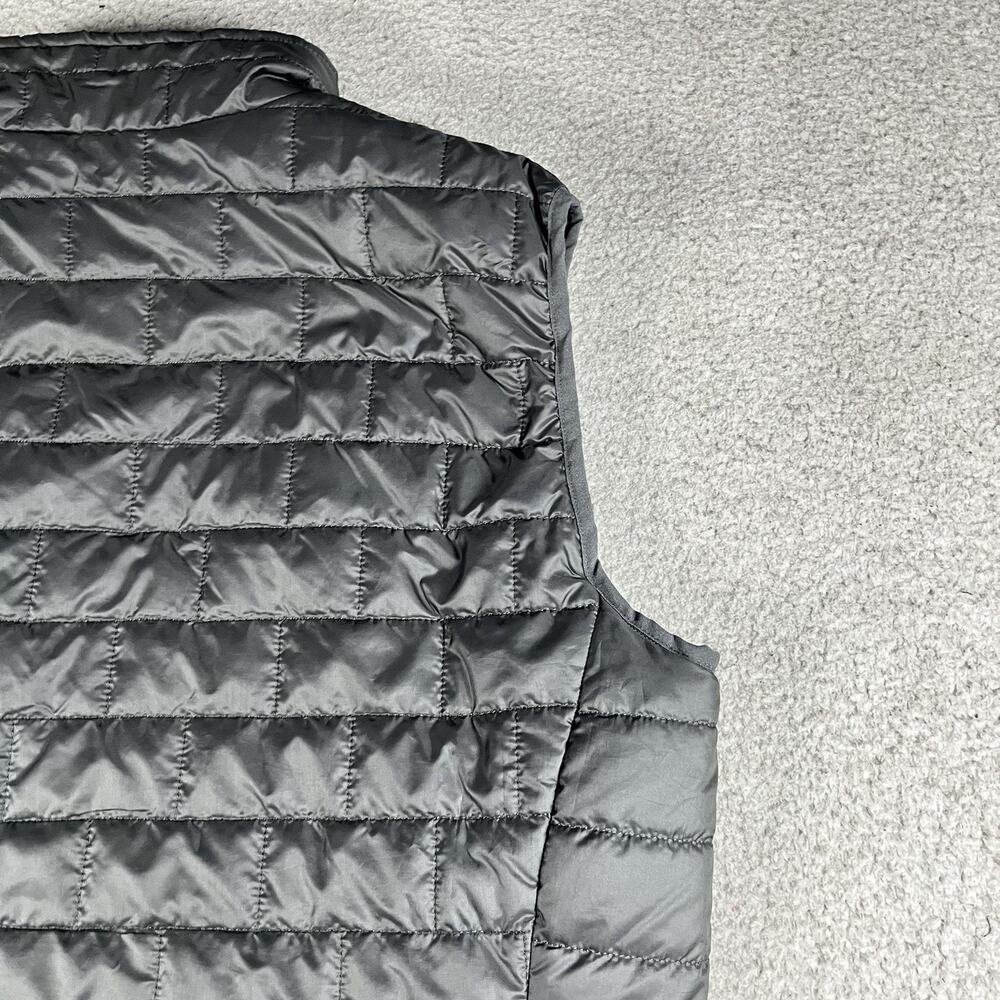 Patagonia Nano Puff Vest Mens L Gray Puffer Primaloft Insulated Packable Zip - Picture 14 of 16